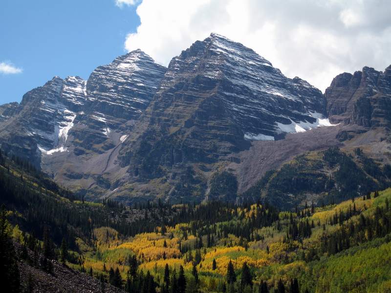 The Maroon Bells In Beautiful Colorado - September 20th 2007