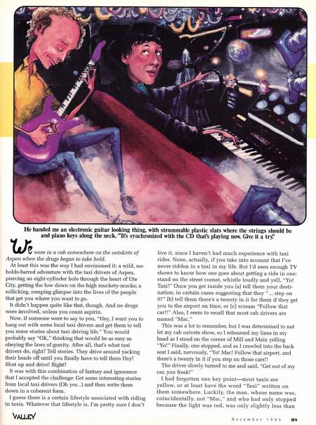 Roaring Fork Valley Magazine December 1995