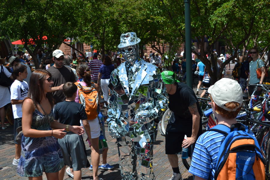 Man In Glass Suit - 4th Of July