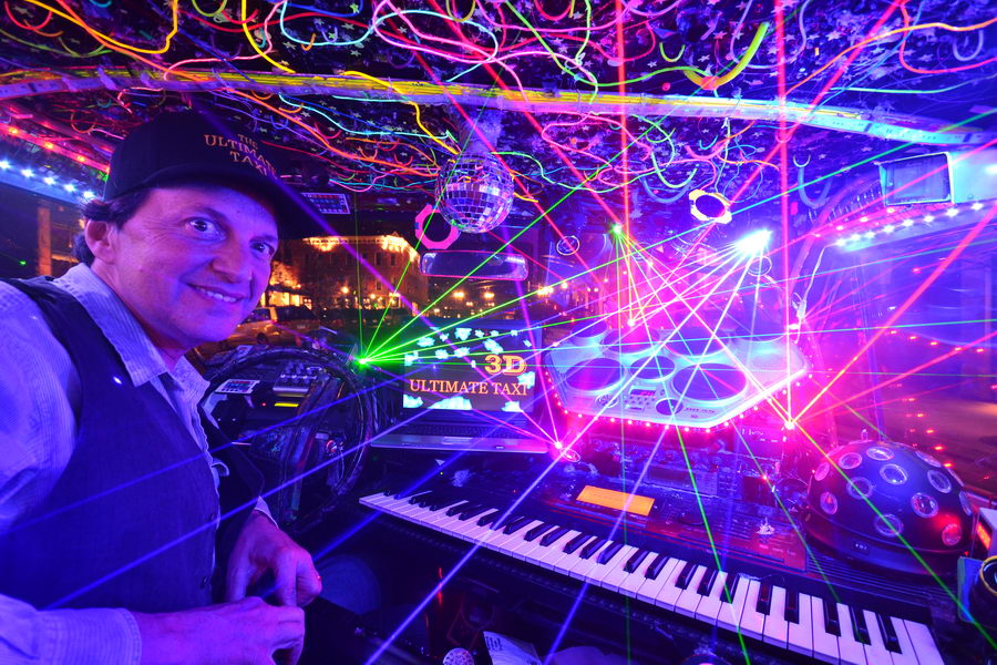 Ultimate Taxi Laser Light Show - November 10th 2012