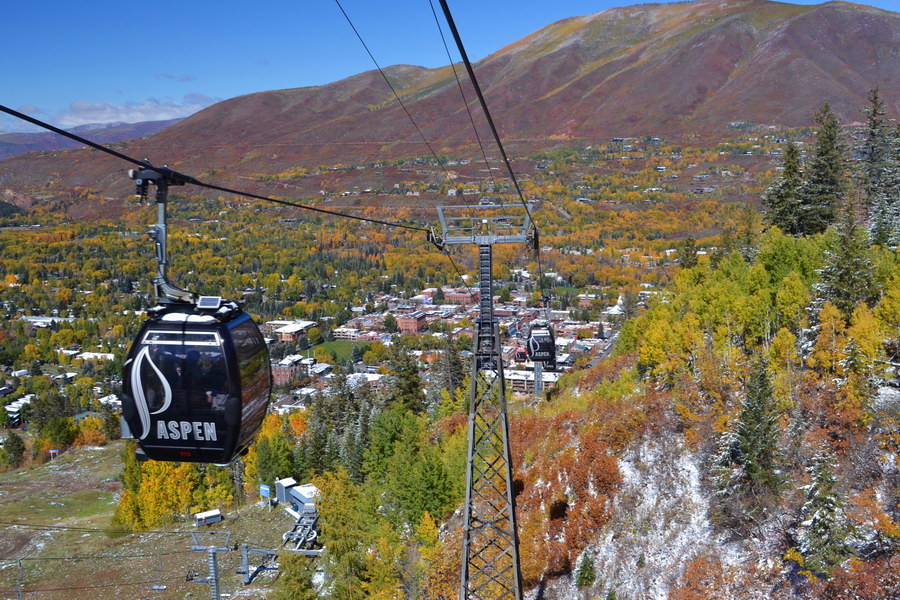Aspen From Aspen Mountain Gondola - October 5th 2013