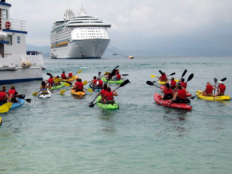 Labadee Kayak Adventure Royal Caribbean Voyager Of The Seas Cruise