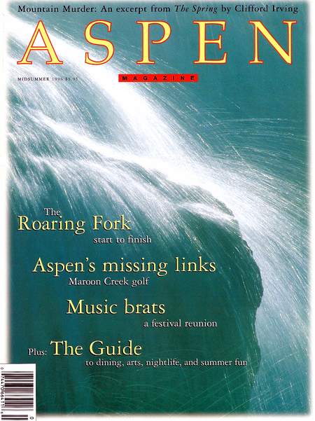 Aspen Magazine Midsummer 1996 Cover-Just when I thought I had no more senses to overload, a hand-sized camera, discreetly mounted in the corner of the ceiling, flashed without warning. Faster than you can say “X-Files,” ,y image was captured, digitized, and beamed into cyberspace. Linearity became ubiquity: I was suddenly on the internet. Why? Who cares. When you start asking with in the Ultimate Taxi, it’s to late. Barnes is Big Brother, the ‘90s version, dressed in rapper-slacker clothes. He’s computer wise, and he wants to party. Pay him $75 for a half-hour, or hail him at www.ultimatetaxi.com. Since he went on-line June 1, more than 5,000 Web surfers have visited his site. Some e-mail him their pictures, which he prints out onboard; others sit back at home, and let Barnes play them a tune. “This is why I got on the internet-to do cool shit like this,” he said, adding that USA Today gave him a Hot Sit Award in his first week on the web. But even this is not the Ultimate Hacker’s ultimatum. Barnes is impatient. Like Gatsby, he wants and wants and wants. Which means he’s keen to sell, sell sell. “I want to be the 3-D glass supplier to the world,” he says with a megalomaniacal chuckle. Willa Wonka had his chocolate; for this Willy Loman, it’s hologlasses glowing balls, and glow-in-the-dark necklaces. The true hum of his vehicle is his salesman’s pitch. It’s Dial-a-Ride meets Home Shopping Network. Call Barnes’s Web site and click on the product icon; the virtual trunk opens and offers lava lamps, black lights, and fake hands. El Ultimo even takes credit cards.
	And so I arrived at the end of my journey. For a moment I lingered in the back seat and let the cosmos settle. I contemplated solid ground like a sailor from the Sargasso. Finally I stepped from the mother ship, a crease of worldly grin stuck to my face. As the Ultimate Taxi pulled away, the glowing red lights from the back seat faded to nothing. Or maybe not quite. Andy Warhol was wrong. In the Ultimate universe we’ve got more than 15 minutes.