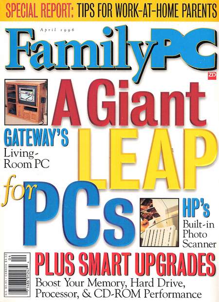 FamilyPC Magazine April 1996 Cover