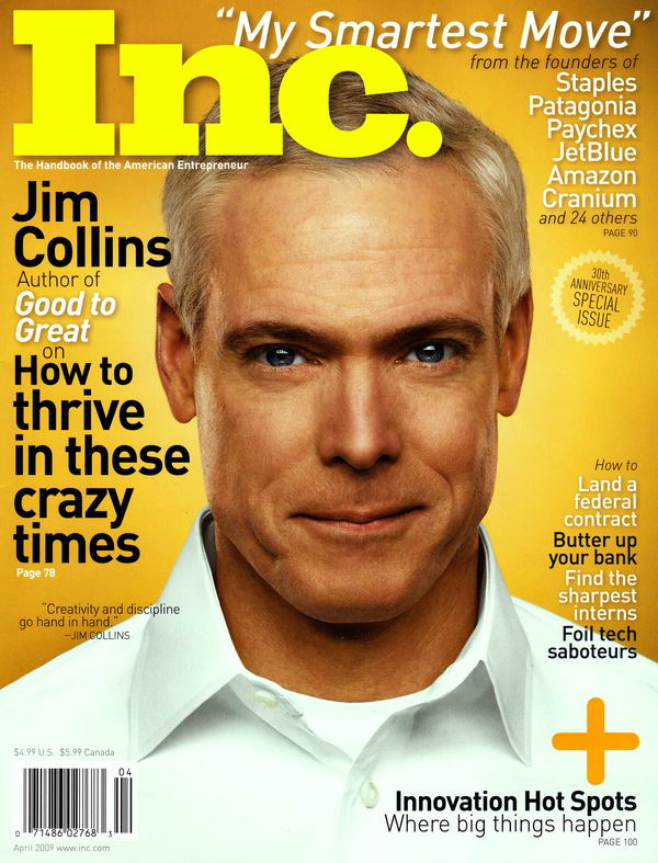 Inc. Magazine April, 2009 Cover